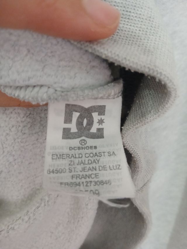 Sudadera DC Shoes gris talla L