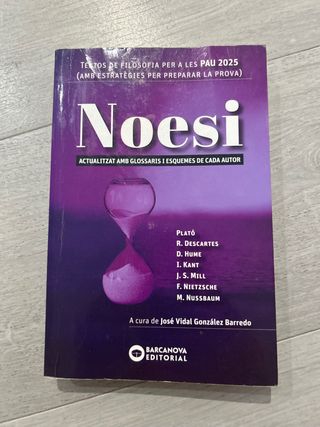 Noesi. Textos de filosofia per a les PAU 2025