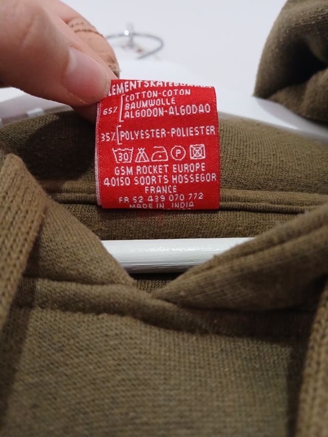 Sudadera Element verde oliva