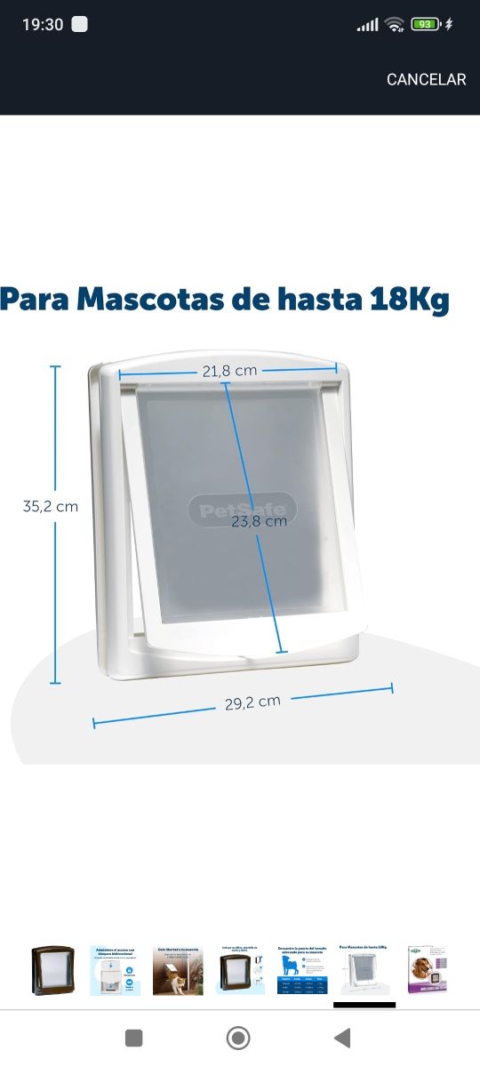 PetSafe Staywell Puerta Perros Marrón