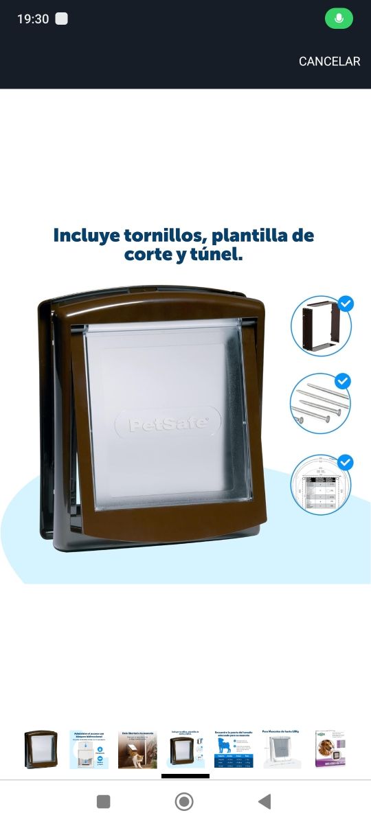 PetSafe Staywell Puerta Perros Marrón