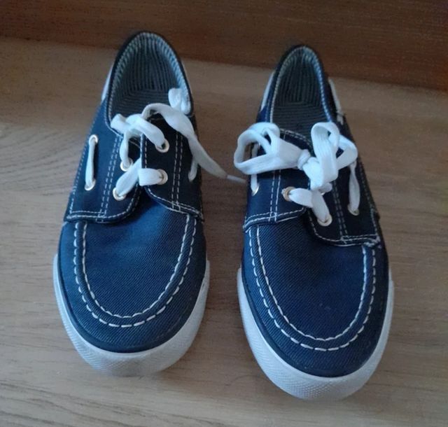 Náuticos niño azul marino, talla 34