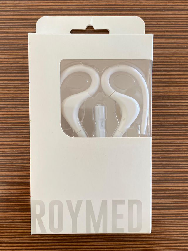 Auriculares ROYMED deportivos blancos