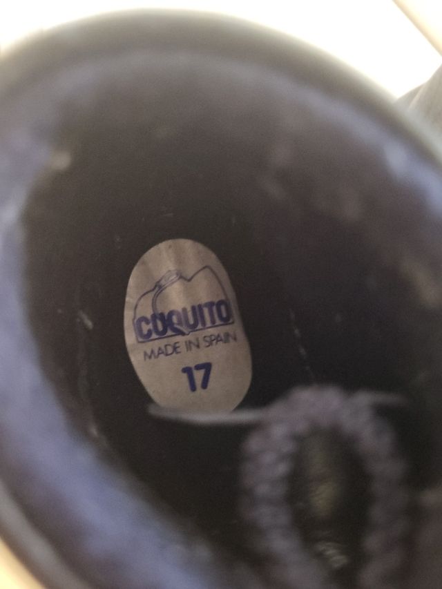 Zapatos de bebé de cuero. Talla 17