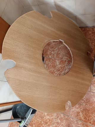 Tarima brasero de madera