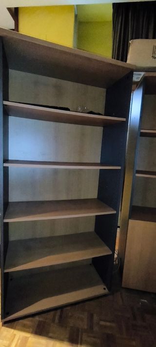 Estanterías oficina -madera- 2uds