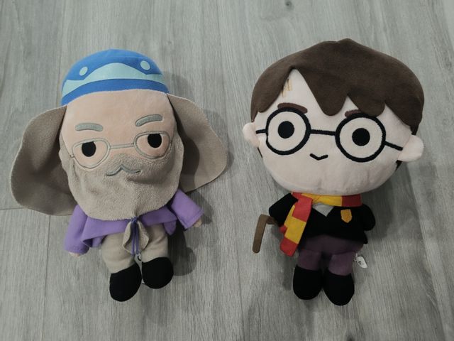 Peluches Harry Potter: Dumbledore & Harry
