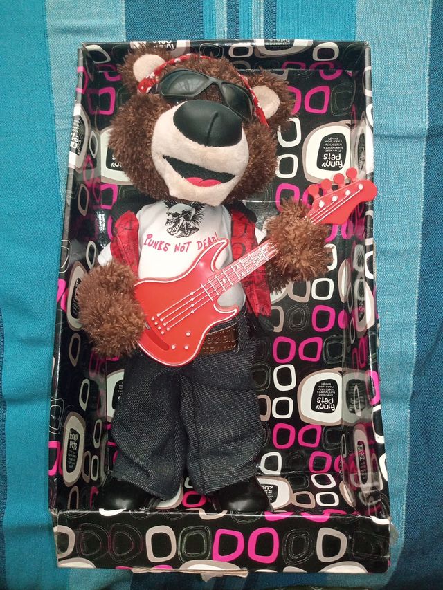 Urso Punk Rock Colecionável