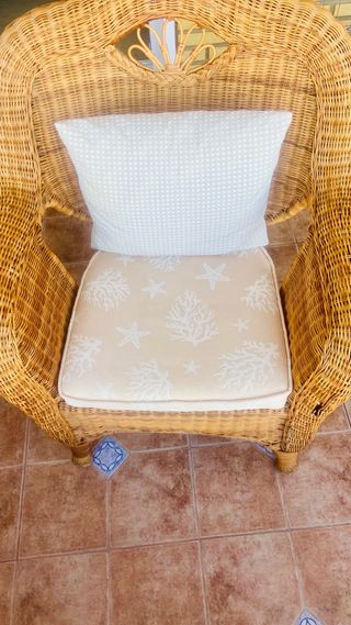 Sillón mimbre 