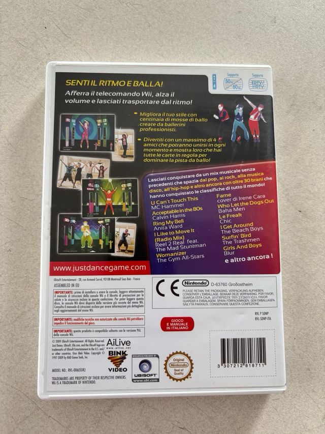 just dance 1 nintendo wii