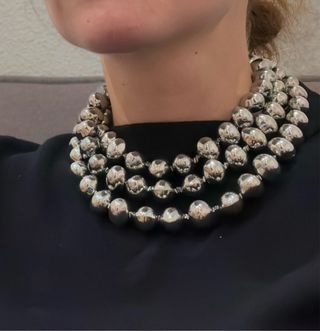 Collar multivuelta plata Sita Nevado