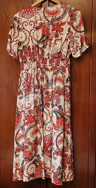 Vestido midi estampado