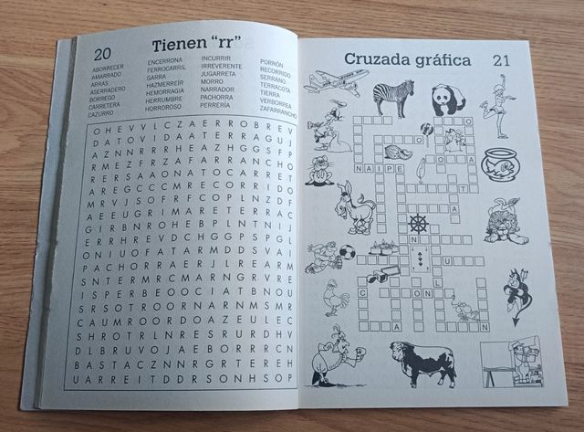 Libro sopilandia letra grande sopas de letras 100p