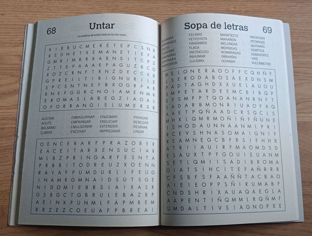 Libro sopilandia letra grande sopas de letras 100p