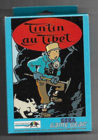 Tintin en el Tibet de Game Gear (GG)