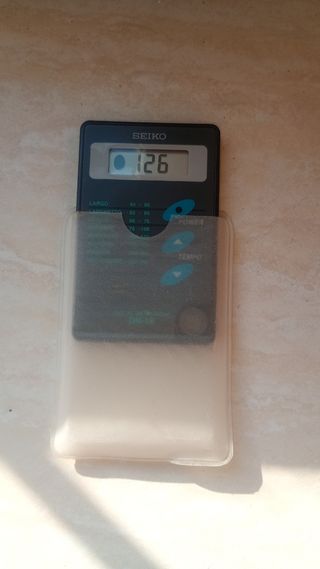 Metrónomo Seiko DM-10 Digital de bolsillo.