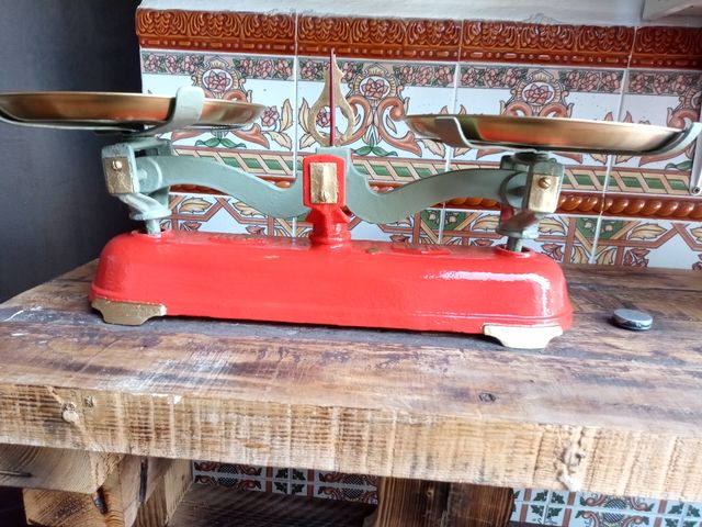 Balanzas antiguas de cocina