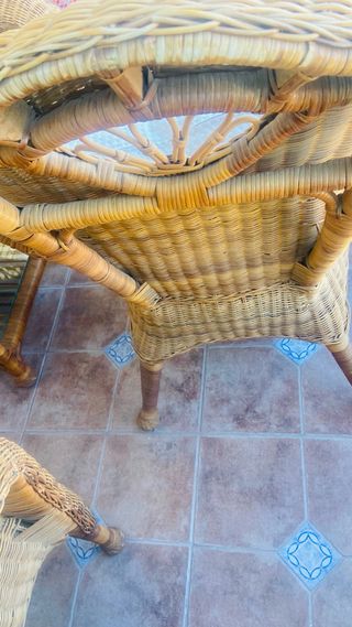 Sillon mimbre 