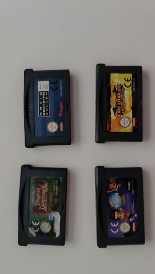 4 juegos Game Boy Advance