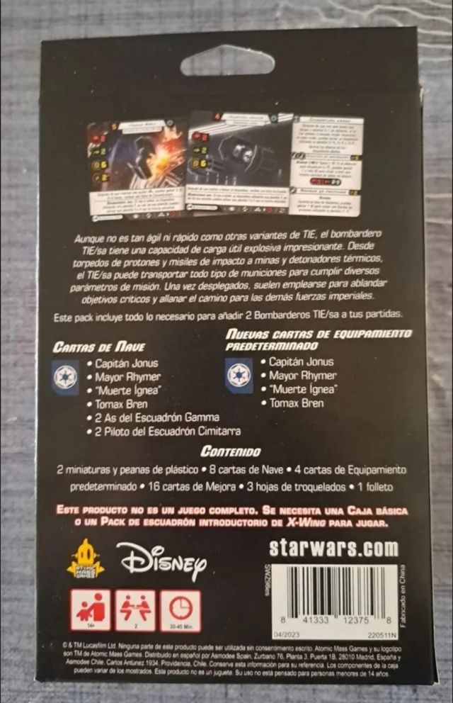 Lote X-WING Español - inglés Nuevo