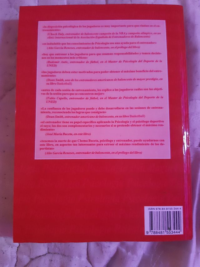 Psicología Del Entrenamiento Deportivo (Spanish...