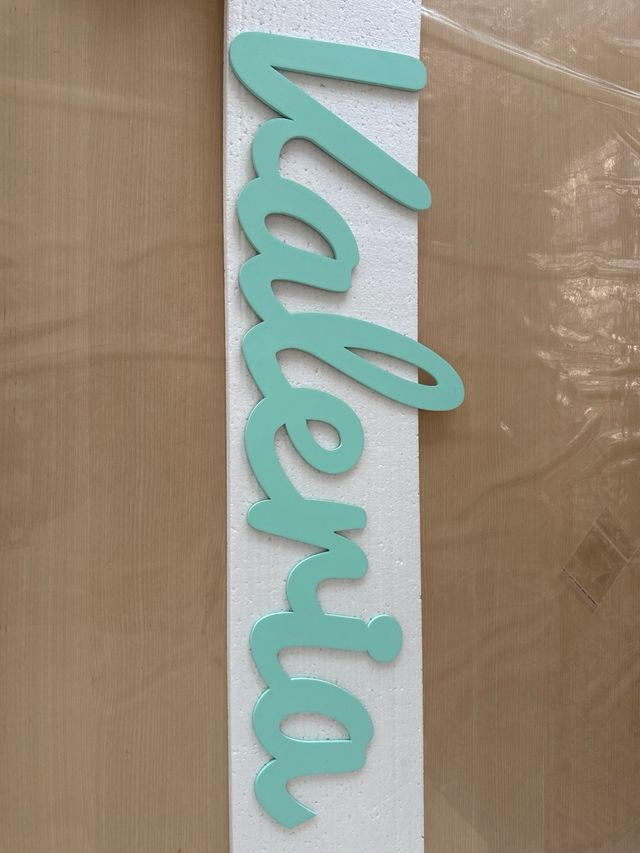 Nombre Valeria en madera - Decoración