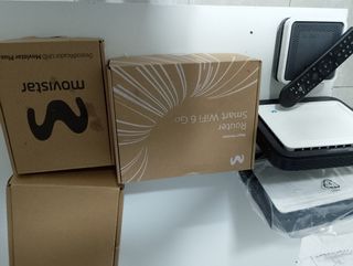 Router Smart Wifi 6 + Descodificador UHD Movistar