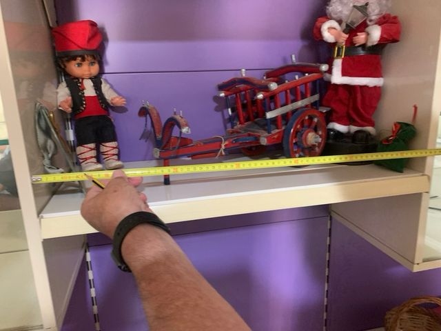 Vitrina expositora cristal - negocio