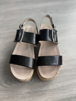 Sandalias plataforma negras