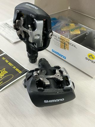 Pedales vintage Shimano PD-M525 como nuevos 1990