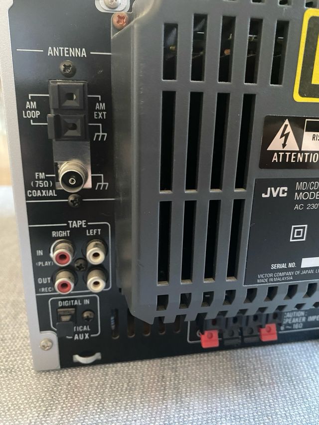 Minicadena JVC MX-55RMD - Gris plata