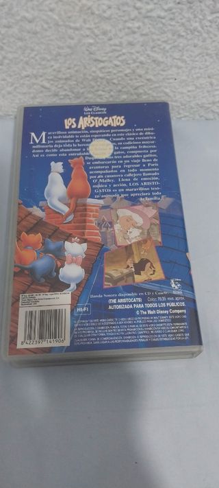 VHS Los Aristogatos (Disney)