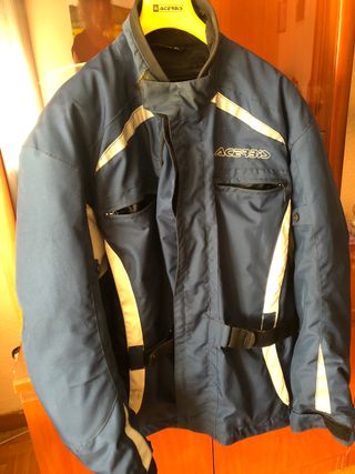 Chaqueta moto Acerbis azul talla XL