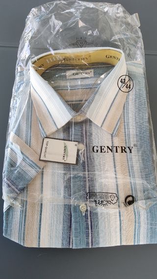 Camicia Gentry in cotone e lino 