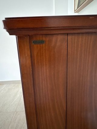 Muebles nogal macizo para dormitorio cama 150 cm