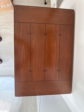 Muebles nogal macizo para dormitorio cama 150 cm