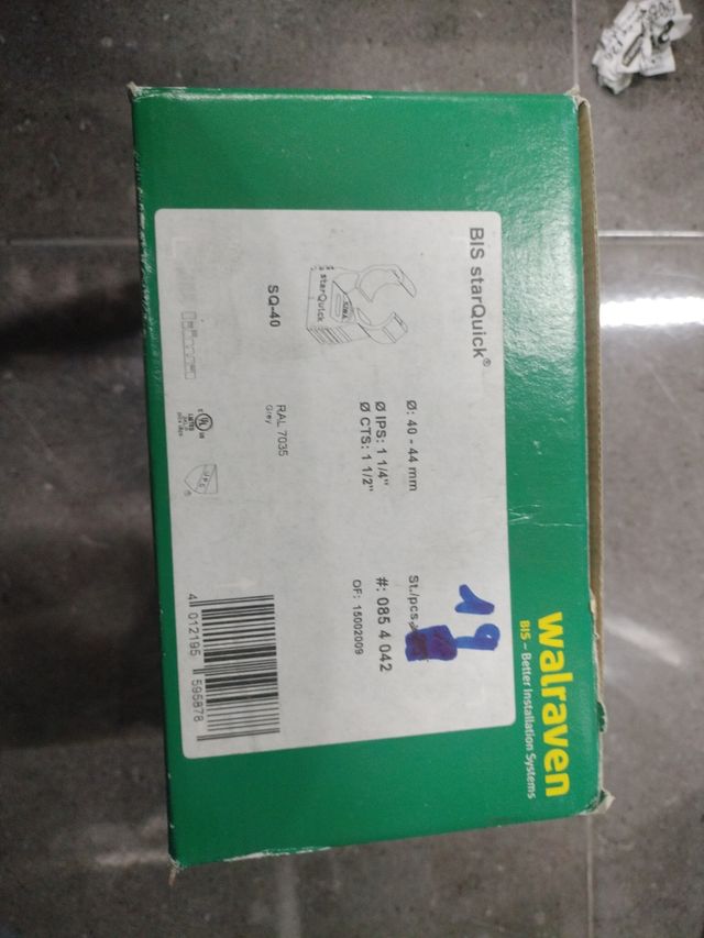 Abrazaderas Walraven Bis Starquick (19uds) 40-44mm