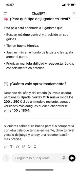 Pala pádel Bullpadel Vertex 03 CTR