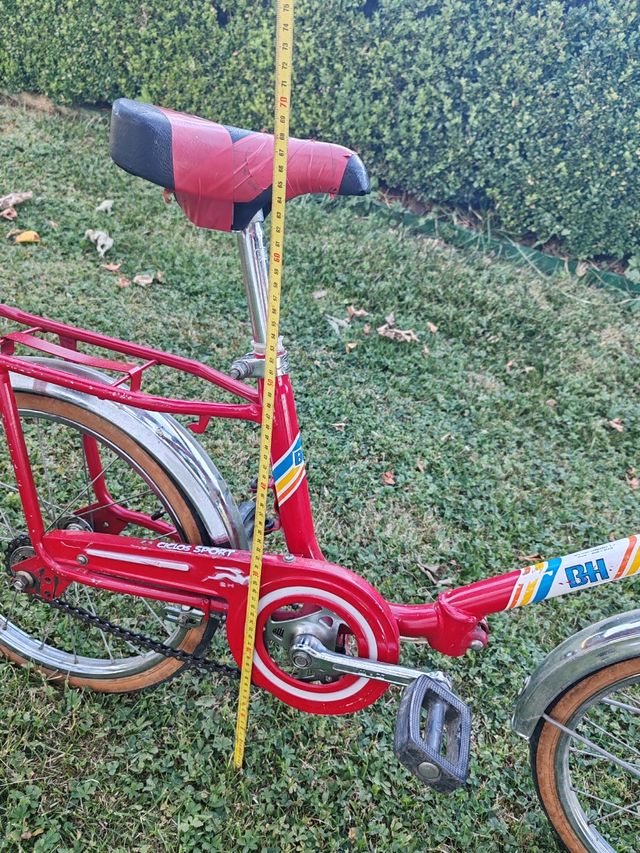 Bicicleta BH clásica roja infantil