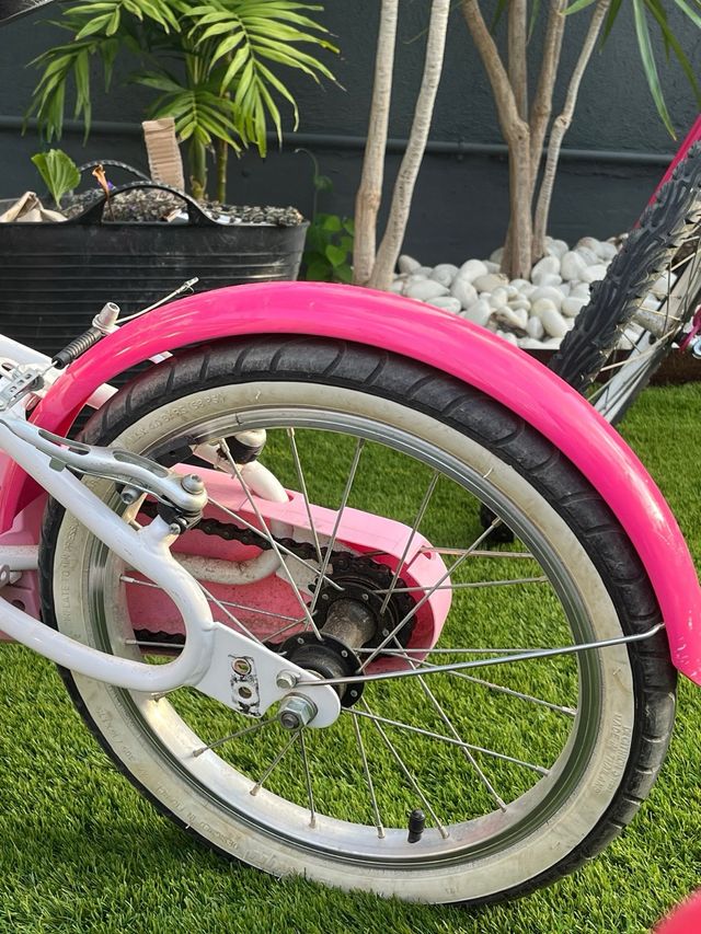 Bicicleta niña BTwin 16" rosa