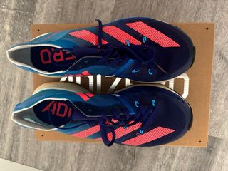 Zapatillas Adidas Adizero Prime X - Azul y Rosa