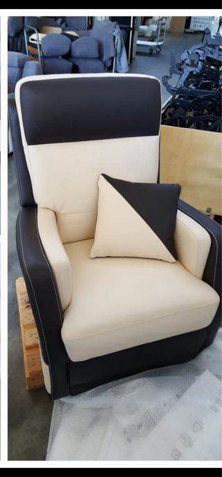 Poltrona relax elettrica pelle
