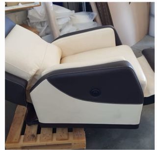 Poltrona relax elettrica pelle