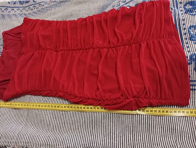 Vestido rojo ajustado