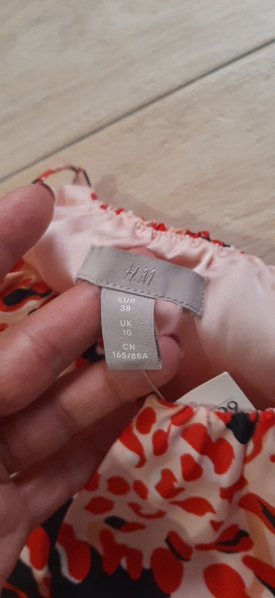 Vestito lungo estivo rosa e rosso