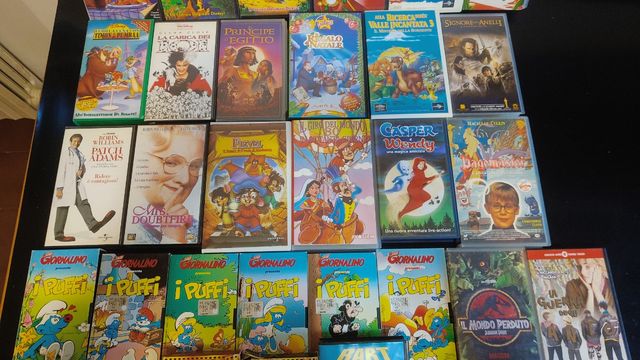 VHS originali anni 90 - cartoni animati