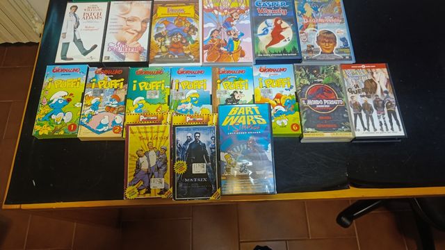 VHS originali anni 90 - cartoni animati