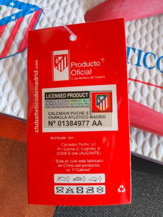 Chanclas Atlético de Madrid - Talla 44