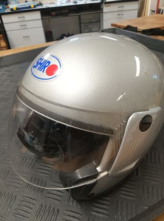 Casco Shiro Jet plata