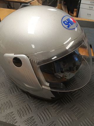 Casco Shiro Jet plata
